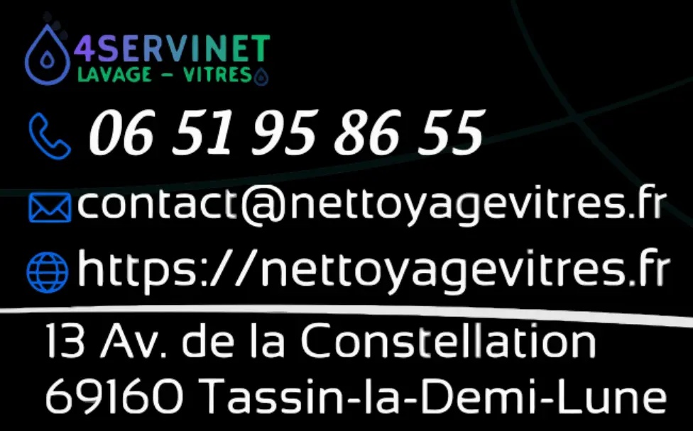 entreprise de nettoyage de vitres près de tassin la demi lune