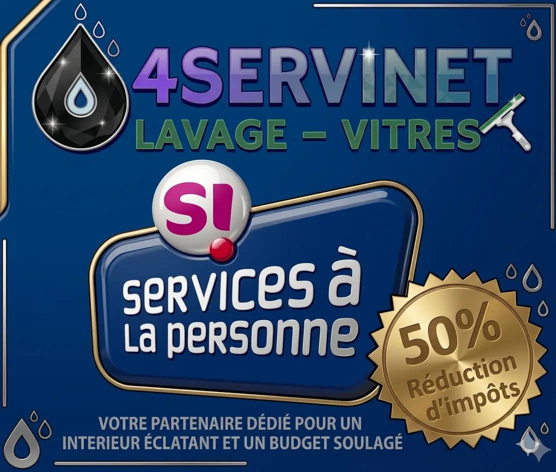Lavage de vitres à domicile à Lyon par 4SERVINET, éligible au crédit d'impôt de 50% pour les particuliers (Services à la personne). Zones desservies Lyon, France 69126 Brindas, France 69130 Écully, France 69380 Lissieu, France 69290 Craponne, France 69530 Brignais, France 69570 Dardilly, France 69760 Limonest, France 69630 Chaponost, France 69340 Francheville, France 69160 Tassin-la-Demi-Lune, France 69890 La Tour-de-Salvagny, France 69110 Sainte-Foy-lès-Lyon, France 69410 Champagne-au-Mont-d'Or, France 69450 Saint-Cyr-au-Mont-d'Or, France 69660 Collonges-au-Mont-d'Or, France 69260 Charbonnières-les-Bains, France 69290 Saint-Genis-les-Ollières, France 69370 Saint-Didier-au-Mont-d'Or, France Oullins, 69600 Oullins-Pierre-Bénite, France