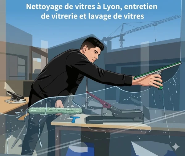 4SERVINET : Maintenance experte des surfaces vitrées à Lyon