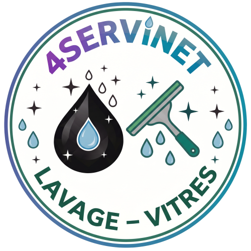 Logo 4SERVINET – LAVAGE – VITRES